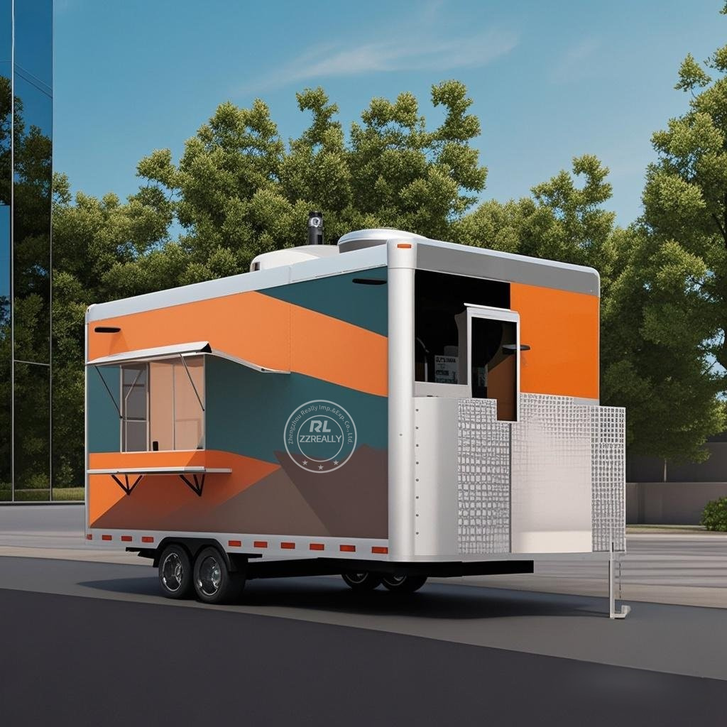 Coffee Van Equipment - Snack Fast Food Kamyon Mobil Mutfak