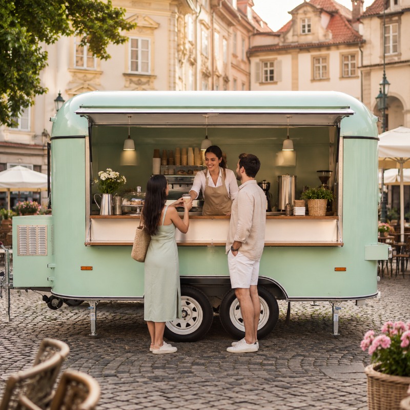 Mutfaklı Seyyar Yiyecek Kamyon - Coffee Van Equipment incelemesi ve fiyatı