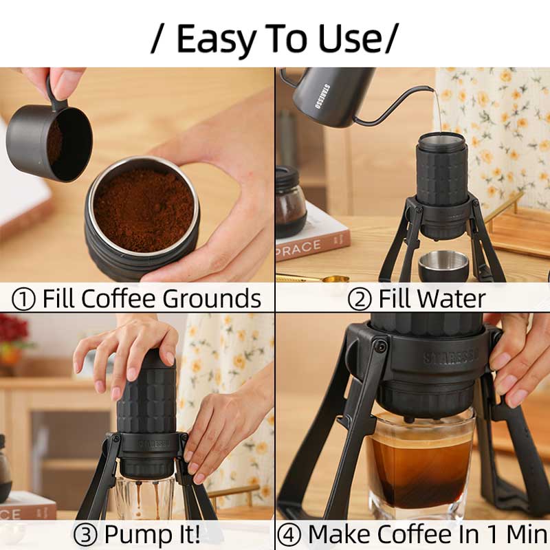 STARESSO Mirage SP300 artı taş - Coffee Equipment For Camping incelemesi ve fiyatı